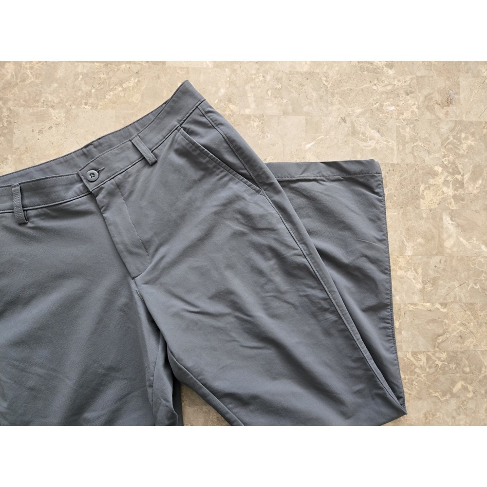Under Armour Chino Golf Performance Pants Casual Gray Mens 34x32